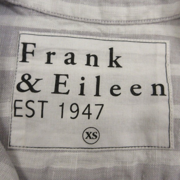 Frank & Eileen Womens "Barry" Classic Linen Tailored Fit Shirt size XS Striped‎ - Picture 2 of 11